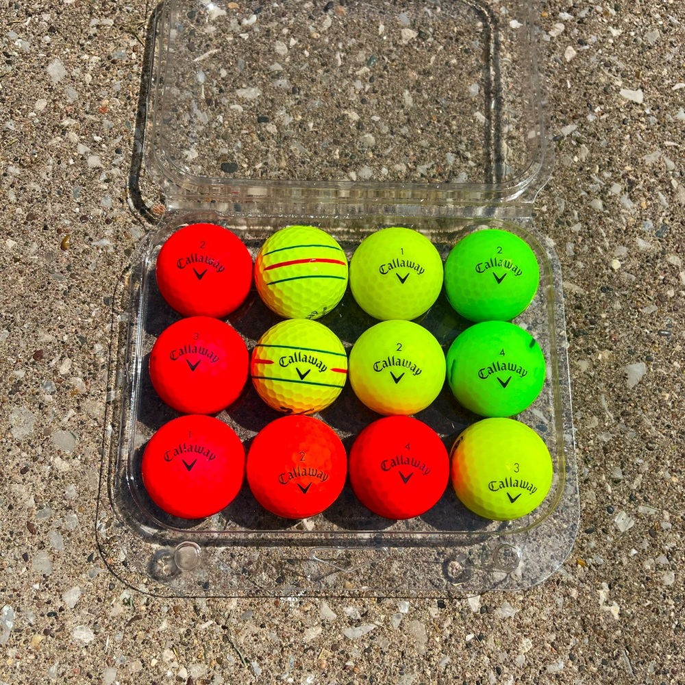 One Dozen Used Callaway Golf Balls